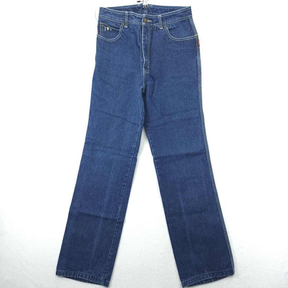 Vintage Sergio Valente Jeans Mens 33x35 (Measures 28x30) Blue Western